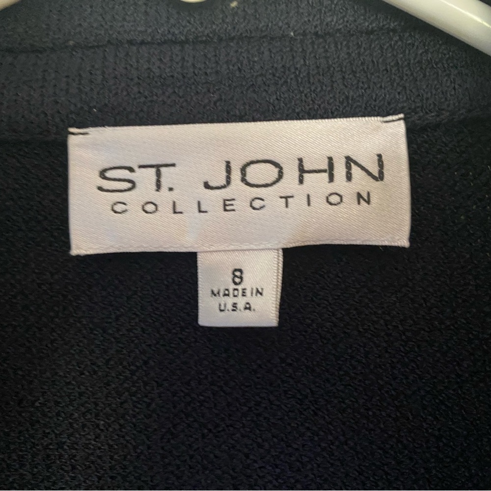 Classic St John Black Suit.
